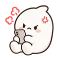 Mochi が怒っている