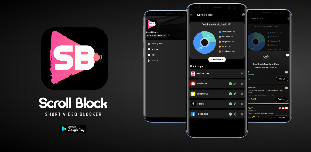 Scroll Block App Screenshot 1